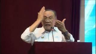 Ucapan Anwar di Sandakan dalam program Himpunan Temu Rapat Umum sempena 27 Tahun Reformasi