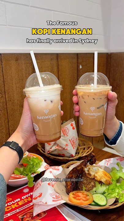 Kopi Kenangan in Sydney #sydney #sydneyeats #indonesianfood #coffee #sydneyfoodie #indofood
