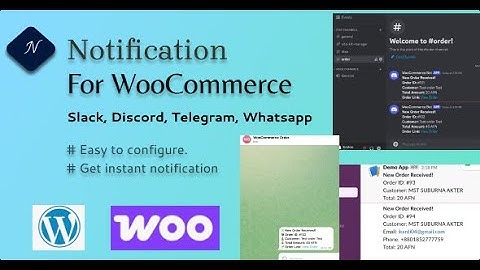 WooCommerce Order - auto notification