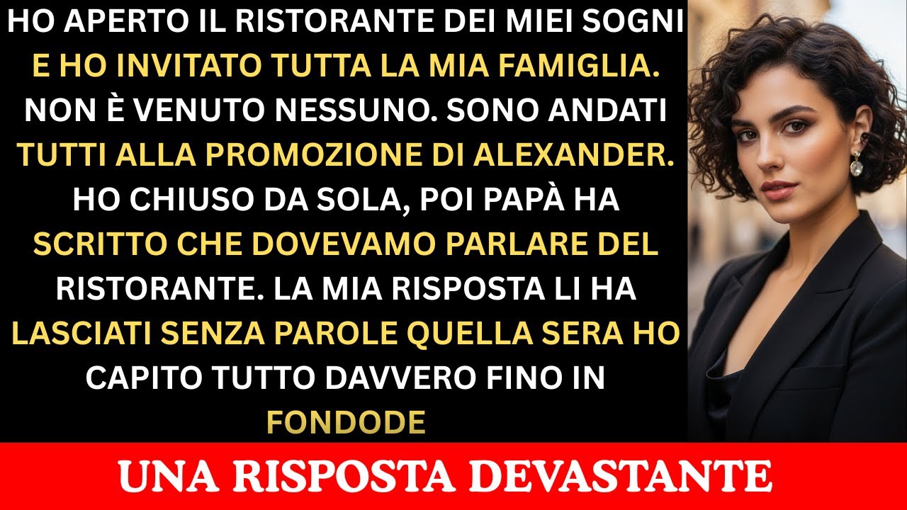 Il profumo di lavanda e lievito caldo riempiva l’aria del mio panificio, finalmente aperto dopo sei mesi di lavoro. Alle otto di sera il tavolo VIP era vuoto. Poi il telefono vibrò: mio fratello...