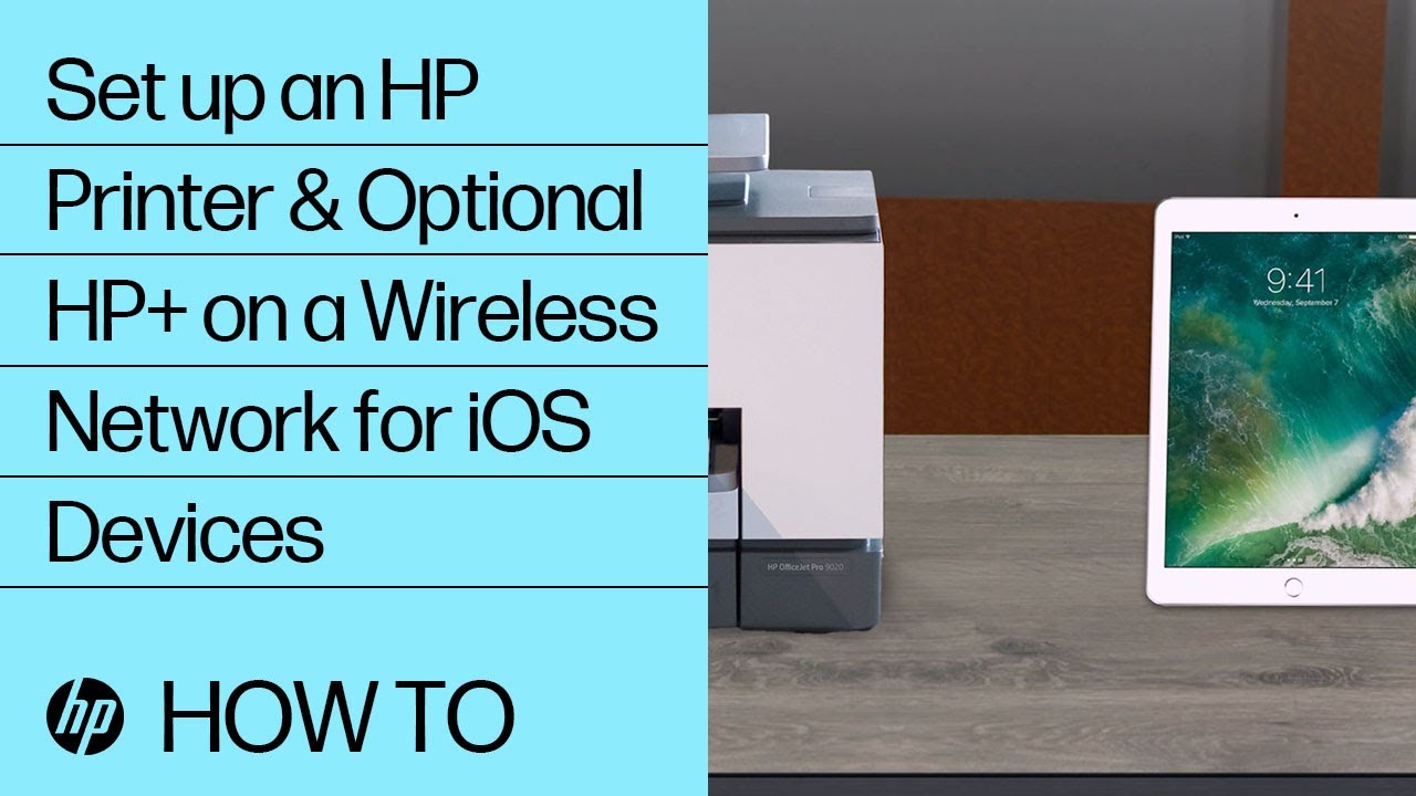 Set up an HP Optional on an iPhone or iPad Using HP | @HPSupport - YouTube