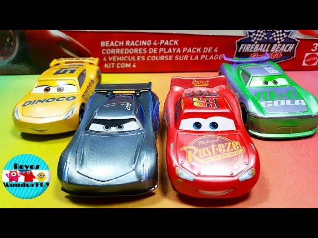 Cars 3 Fireball Beach Racing 4 Pack, Mattel's Disney Pixar 2018