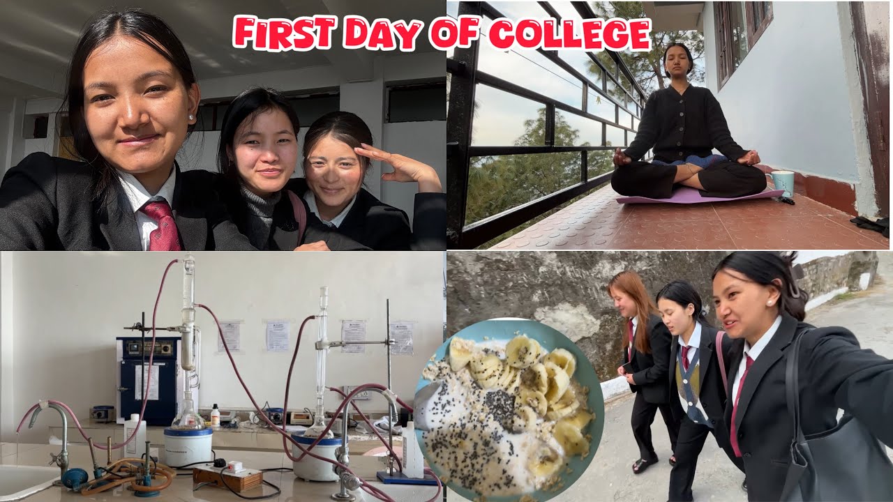 College Life Begins 📸 | Back To Routines 🌺 | Few Days In My Life | College Vlog | #college #firstday