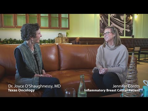 What is inflammatory breast cancer? Patient Jennifer Cordts talks with Dr. Joyce O’Shaughnessy