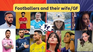 Famous Footballers And Their Wives/Girlfriends | AGE Comparison