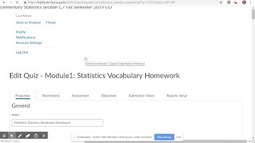 How to Set Due Dates for Quizzes (Homework) in D2L