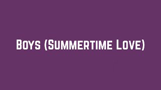 Sabrina Salerno - Boys (Summertime Love) (Lyric Video)