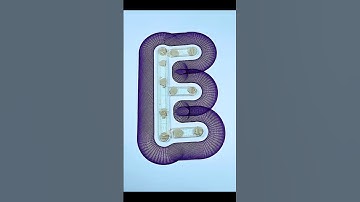 Drop a 💬 if your name starts with E! #spirograph #asmr #satisfying #shorts #relaxing #art #usa