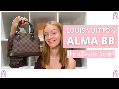 WHAT'S IN MY BAG, LOUIS VUITTON ALMA BB ROSE BALLERINE