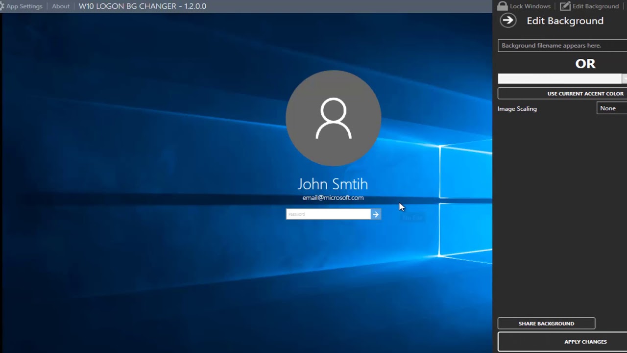 How to Change the Windows 10 Login Screen Wallpaper - YouTube