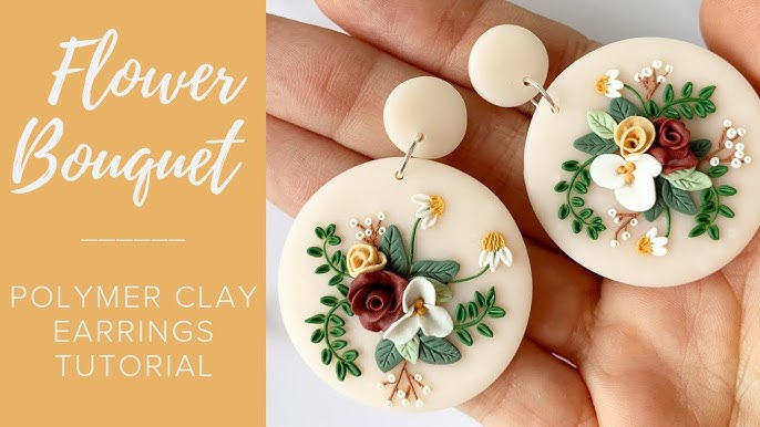 Flower Polymer Clay Molds, Polymer Clay Molds for Jewelry Making