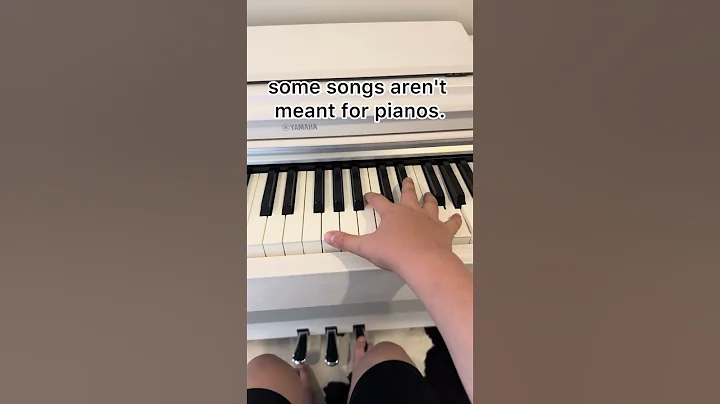 Some songs aren't really meant for the piano... #piano #pianocover #shorts