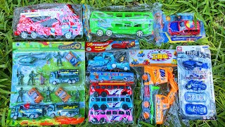 Unbox Brand New Intact Toy Vehicles | Excavator, Trucks, Buses, Cars, Helicopter, Bulldozer & more