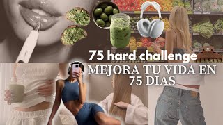 Haciendo el reto del “75 hard challenge” Toma el control de tu vida (guía completa) 🥗🧘‍♀️📚