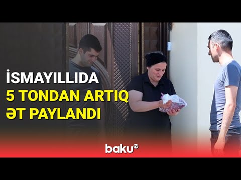 İsmayıllıda Qurban bayramı qeyd edilir