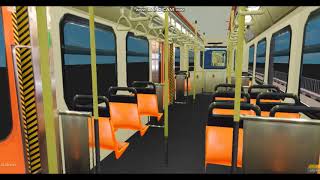 (751自動廣播) openBVE 港鐵輕鐵 751 第二期列車 1081+1202 友愛-屯門 行車片段