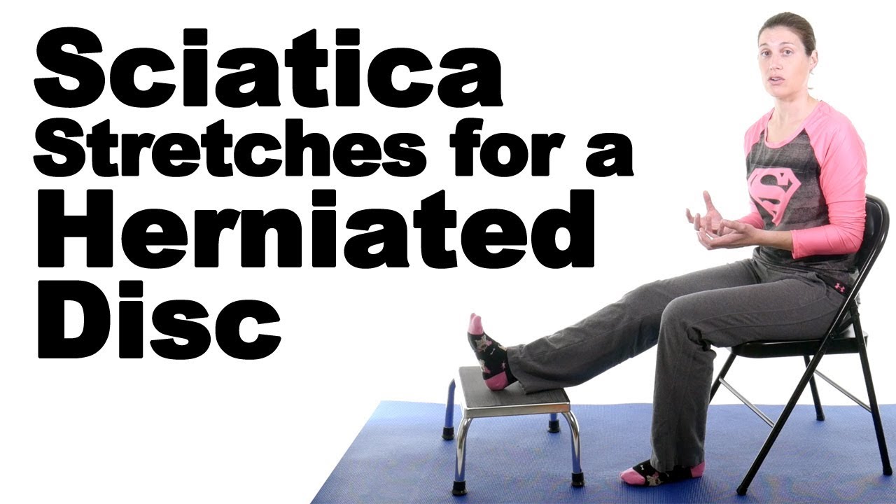5 Best Sciatica Stretches For A Herniated Disc Ask Doctor Jo
