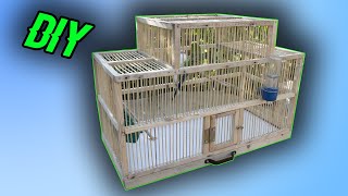 homemade bird cage DIY /how to build a bird cage