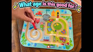 Perfect quiet time or travel activity- HABA Town Maze Magnetic Busy Board #affiliate screenshot 3