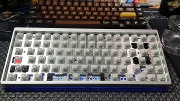 KBD75v2 Top Silver Bottom Gray | Showtime | DBMK