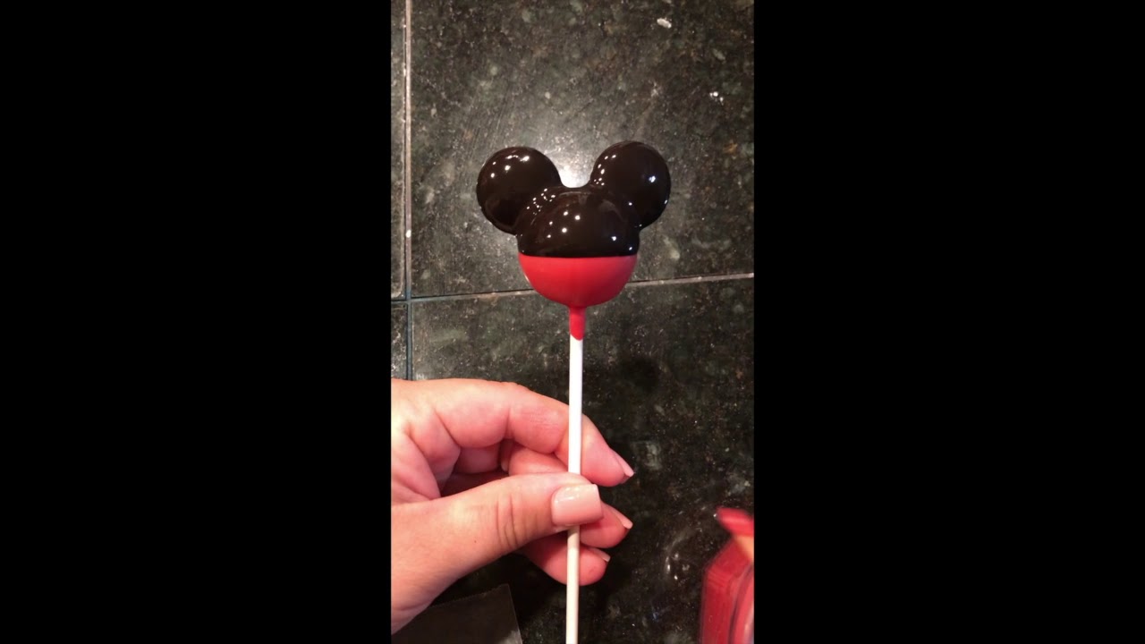 Mickey Mouse Cake Pop - YouTube