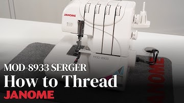 How to Thread the MOD-8933 Serger