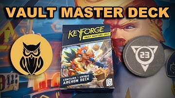 Opening My First KeyForge VAULT MASTER Deck!!
