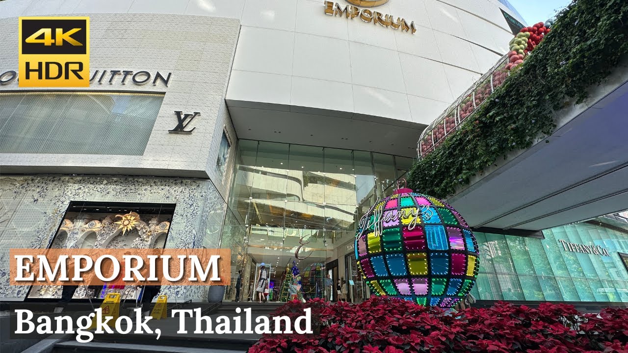BANGKOK] Emporium Mall - Luxury Shopping Mall On Sukhumvit Road Bangkok  [Walking Tour 4K HDR] 