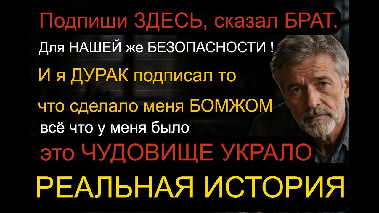ТЫ ВЛИП, А Я СПАСАЮ СЕМЬЮ!» — Брат выкинул меня на улицу. Спустя годы я узнал ЧУЖОЙ СЕКРЕТ...