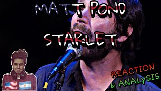 🇺🇸🇦🇷 MATT POND - STARLET [REACTION &amp; ANALYSIS] 🤯