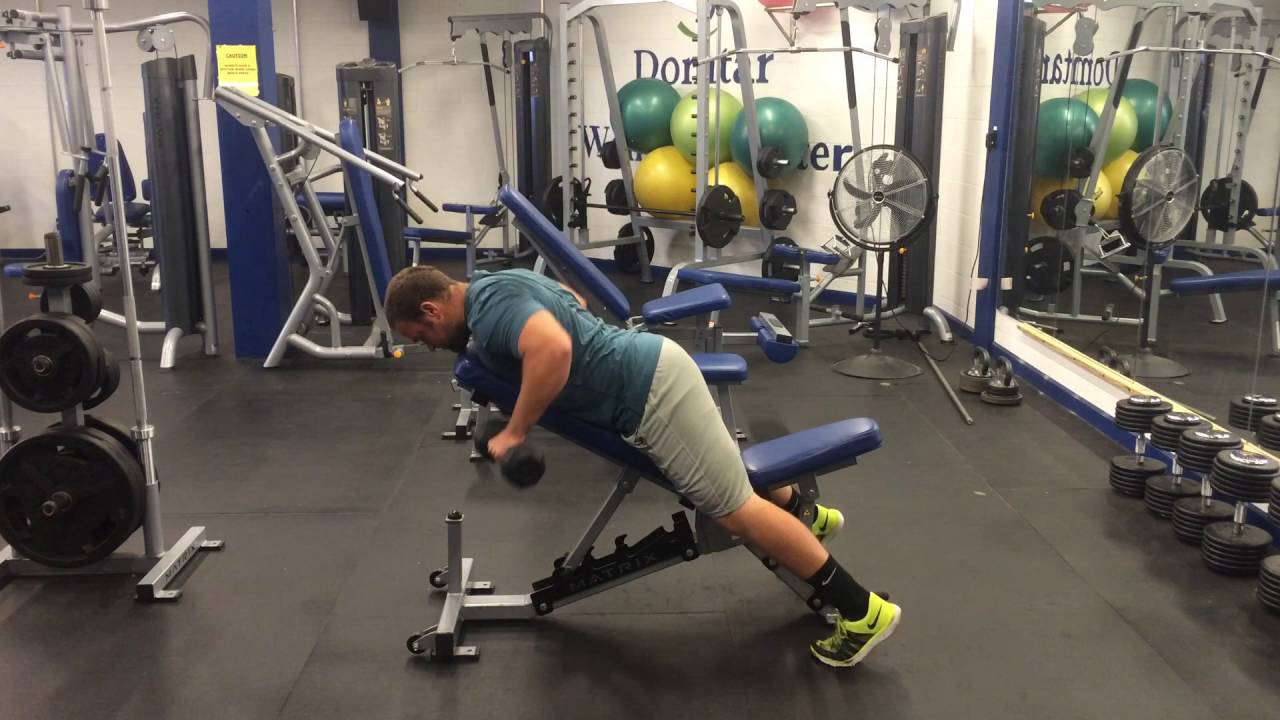 Prone Dumbbell Row - YouTube