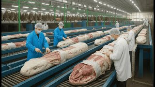 FULL PROCESS | Python Leather Production – From Raw Skin to High-End Bags
