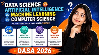 Data Science vs AI vs Machine Learning vs Computer Science 🔥 | Which Branch is Best? | DASA 2026