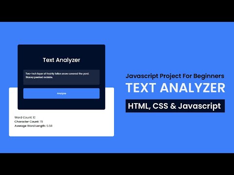 Text Analyzer |