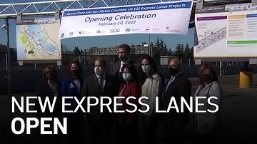 Highway 101 Express Lanes Along the Peninsula to Open