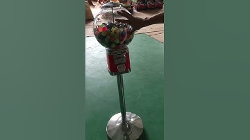 Testing the PC of candy/bouncy ball vending machine