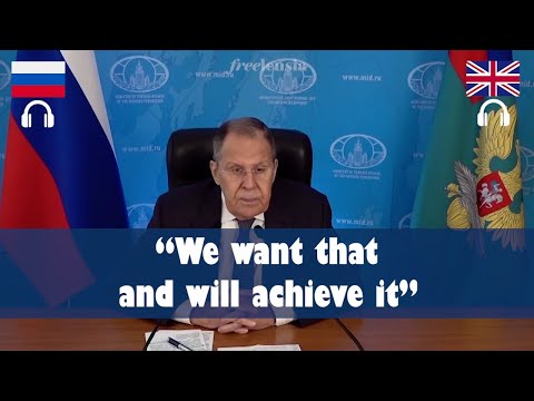 Lavrov Explains Why Peace Is Impossible Without Denazification In Ukraine RU EN
