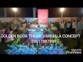 Golden book theme varmala concept 0961788799