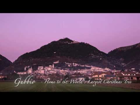 Albero Di Natale Gubbio Umbria.Merry Christmas World S Largest Christmas Tree Time Lapse Video Gubbio Italy Youtube