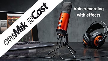 voicerecording with effects with cosMik uCast & the inTone 2 ESI edition