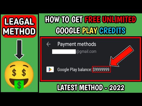 How To Get Free Unlimited Google Play Credit - 2022
