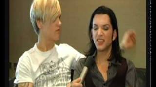 Placebo Brian Molko interview 2009 at Bunch TV Part 1