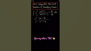 ∫(2x³ - 1)/(x(x³ + 1)) dx.  MIT Integration Bee 2019, Question 19, Qualifying Exam.