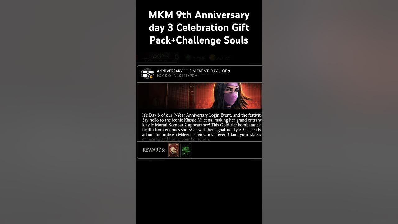 9th Anniversary Celebration Gift Pack Day 3/9 MK Mobile - YouTube