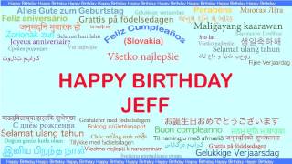 Jeff   Languages Idiomas - Happy Birthday