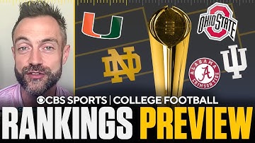 College Football Playoff Rankings Preview: Who Makes the Top 12? | CBS Sports College Football