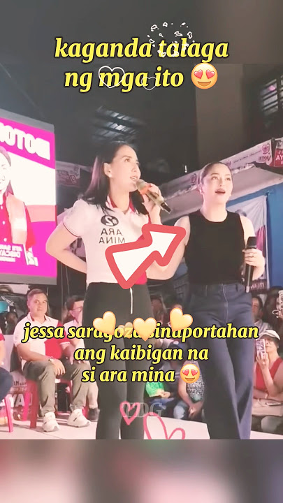 ara mina todo suporta ni jessa saragoza 😍 #aramina #viral