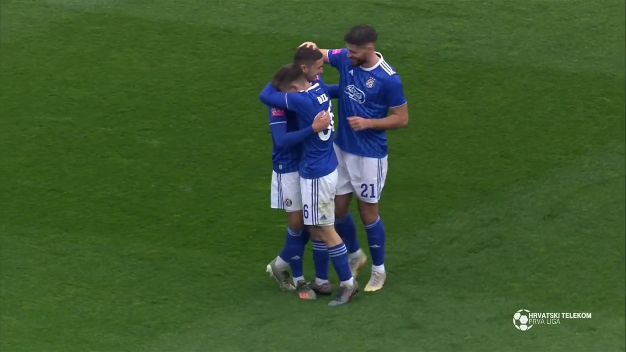 HT PRVA LIGA/ GNK Dinamo 1:0 NK Inter Zaprešić / Gol Joška Gvardiola