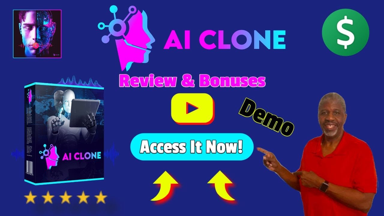 AI Clone Review ⭐BONUSES 👷🏽‍♀️DEMO🎁Clone Yourself and Others🔥