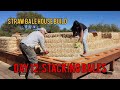 #strawbale #strawbalehouse Straw Bale House Build Day 12: Stacking Bales!